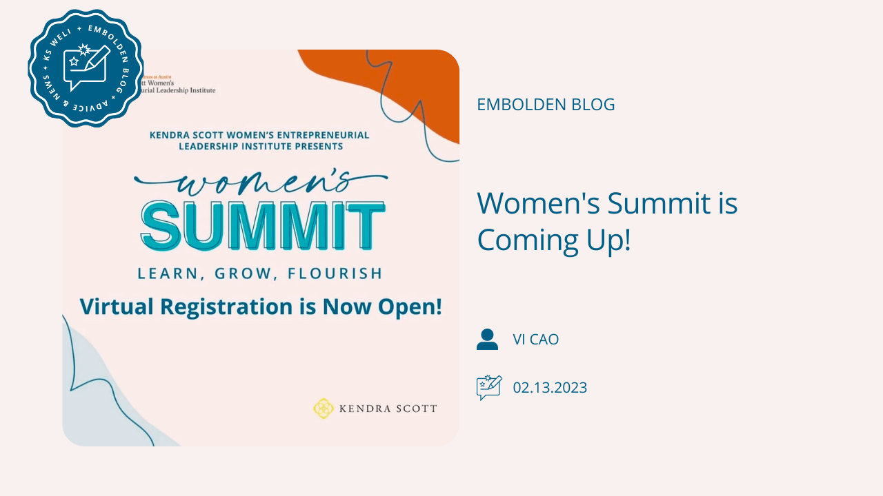 Women's Summit is Coming Up!