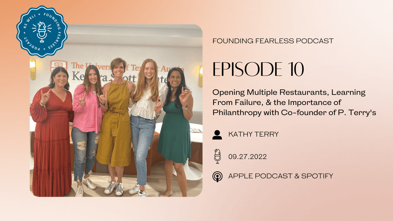 S1:E10 Kathy Terry: Opening Multiple Restaurants, Learning From Failure, & the Importance of Philanthropy with Co-founder of P. Terry's
