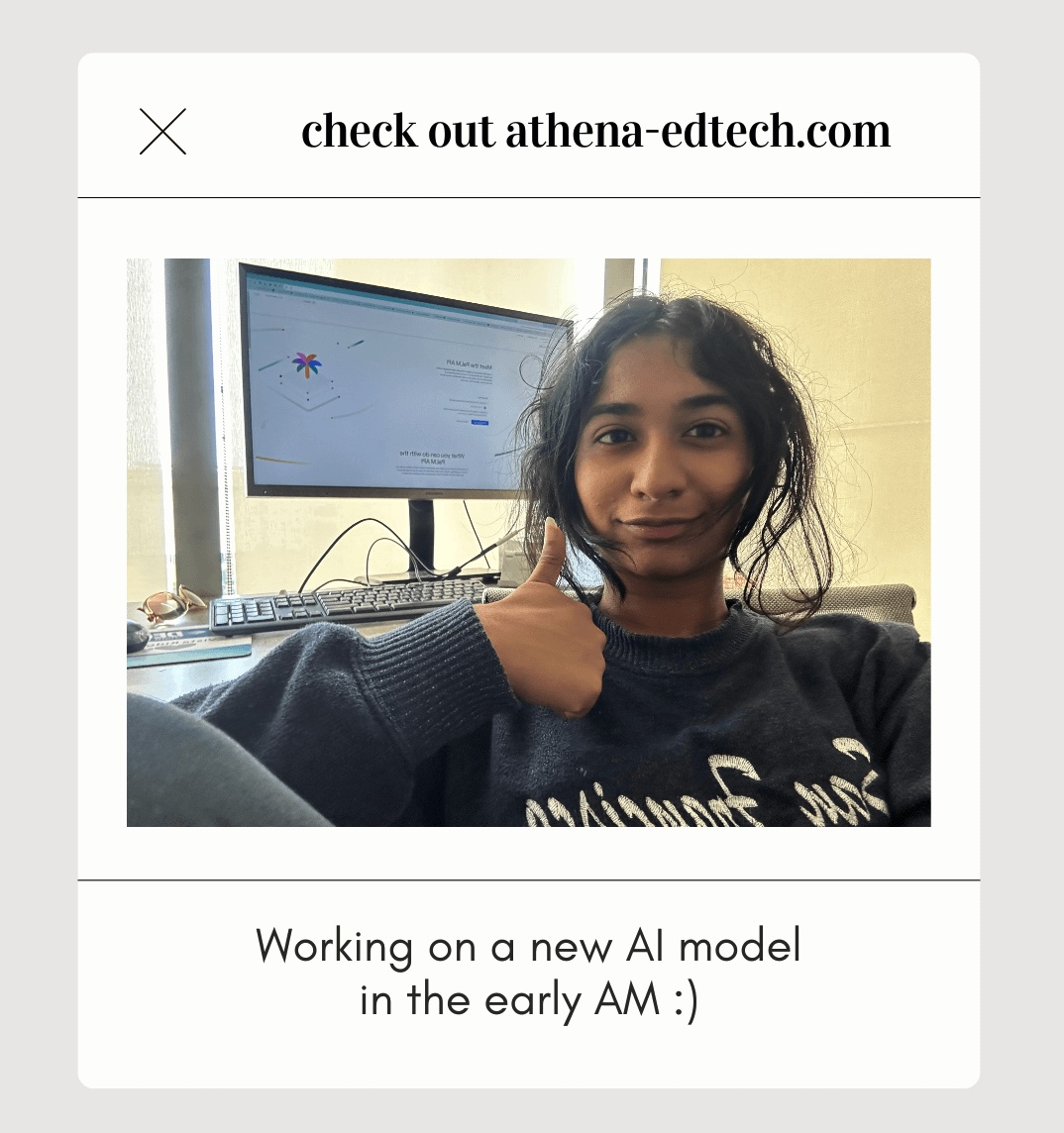 Athena founder working on AI