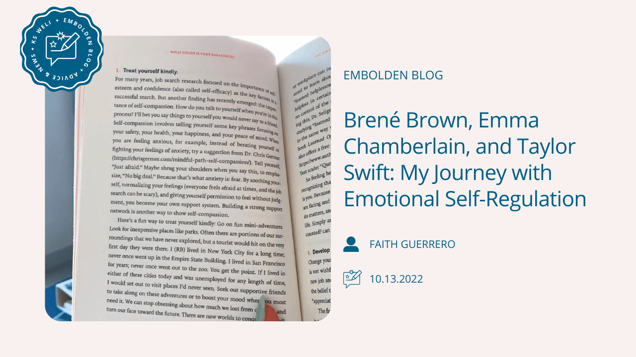 Brené Brown, Emma Chamberlain, and Taylor Swift: My Journey with Emotional Self-Regulation
