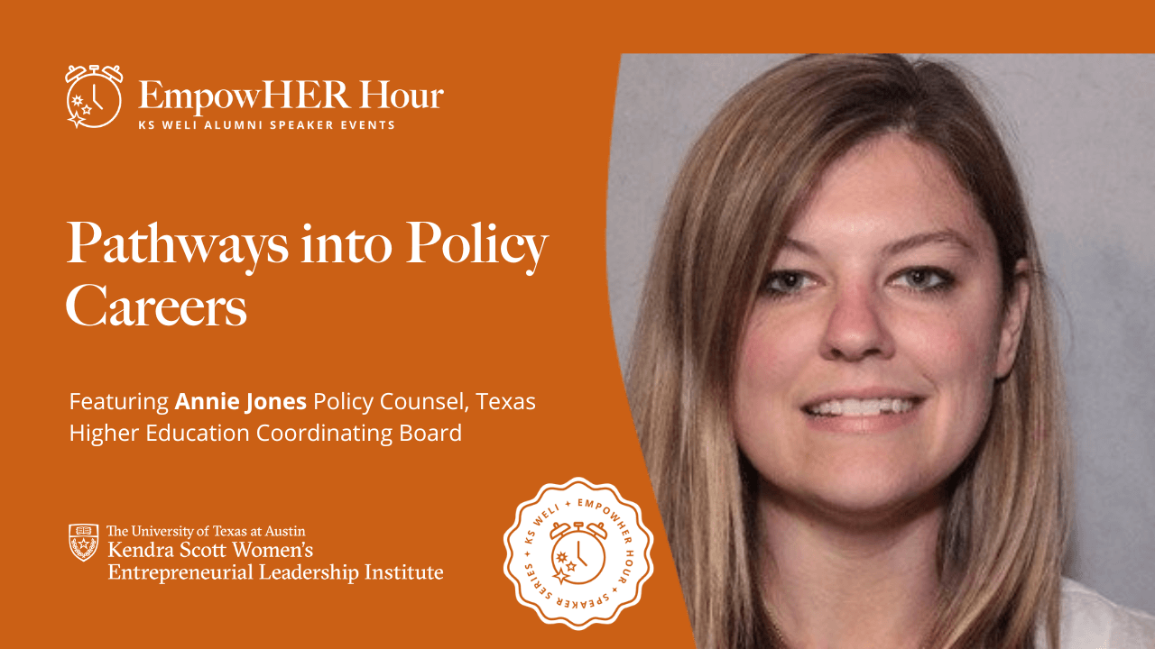EmpowHER Hour: Pathways into Policy Career with Annie Jones