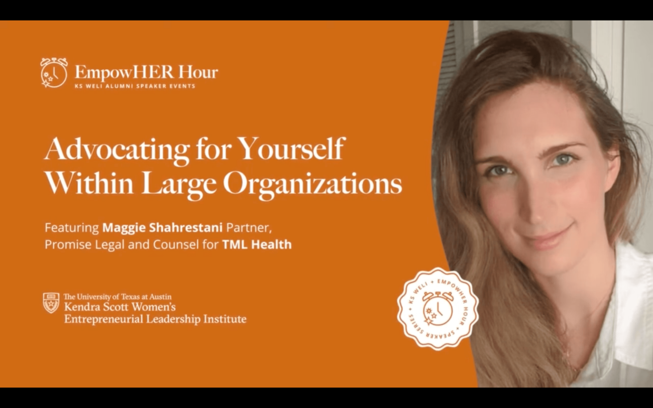 EmpowHER Hour: Advocating for Yourself Within Large Organization with Maggie Shahrestani