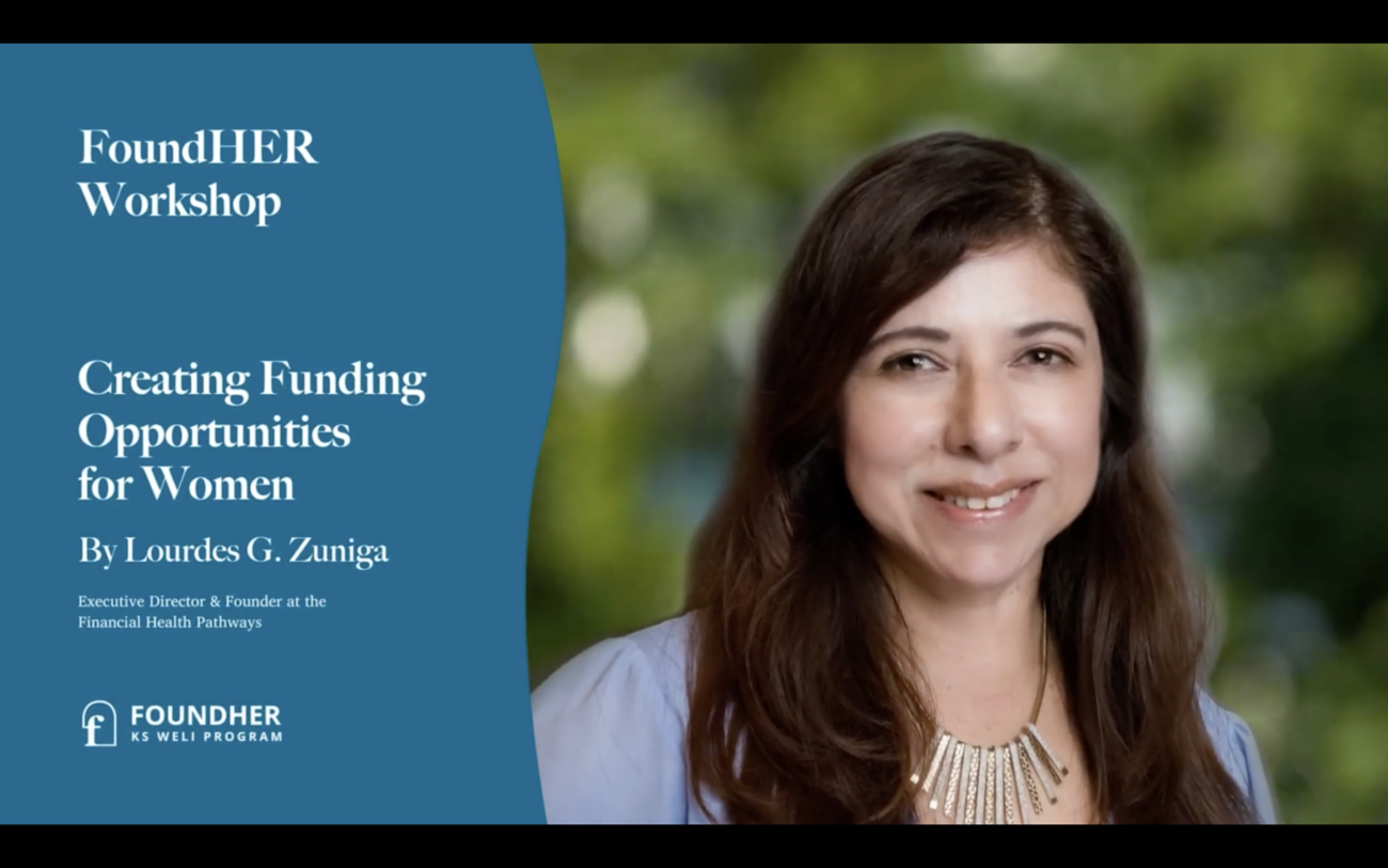 FoundHER Workshop with Lourdes G. Zungia_ Creating Funding Opportunities for Women