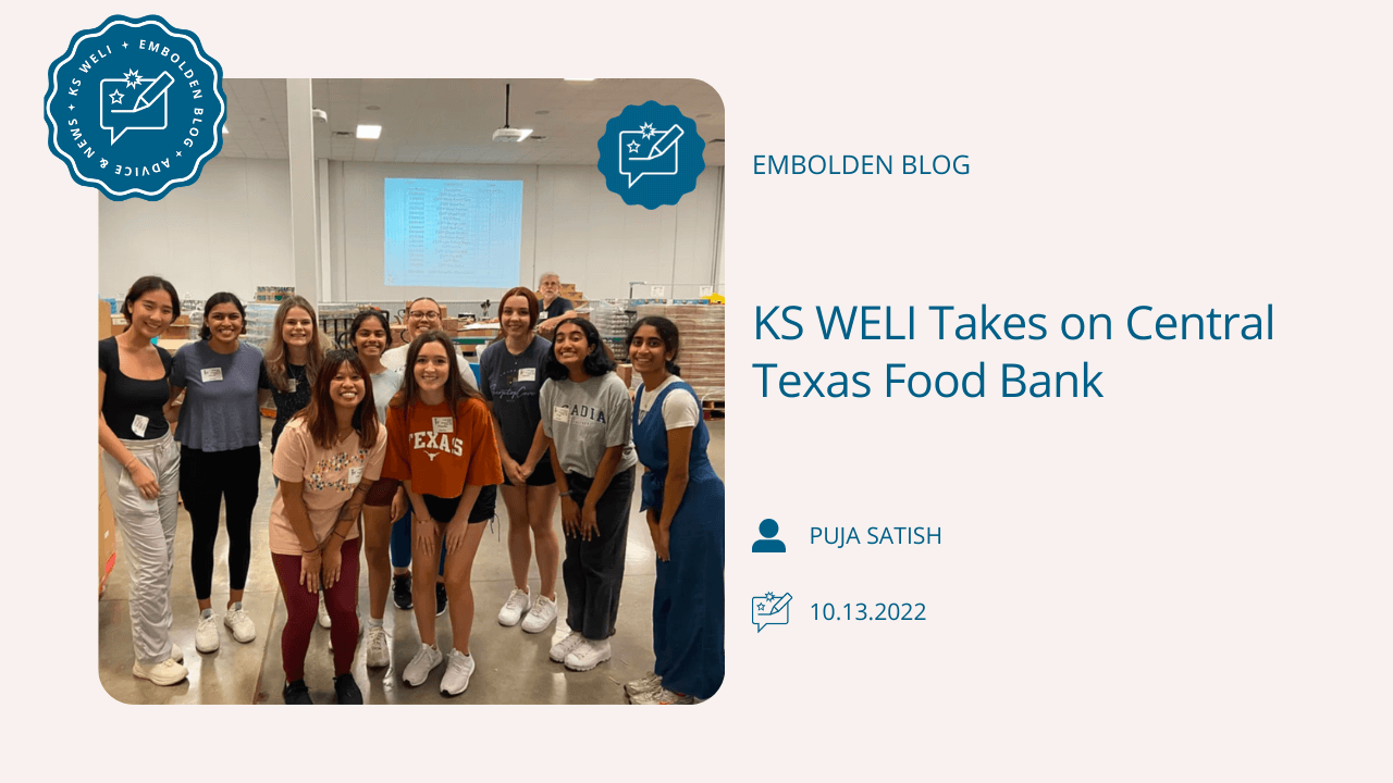KS WELI Takes on Central Texas Food Bank