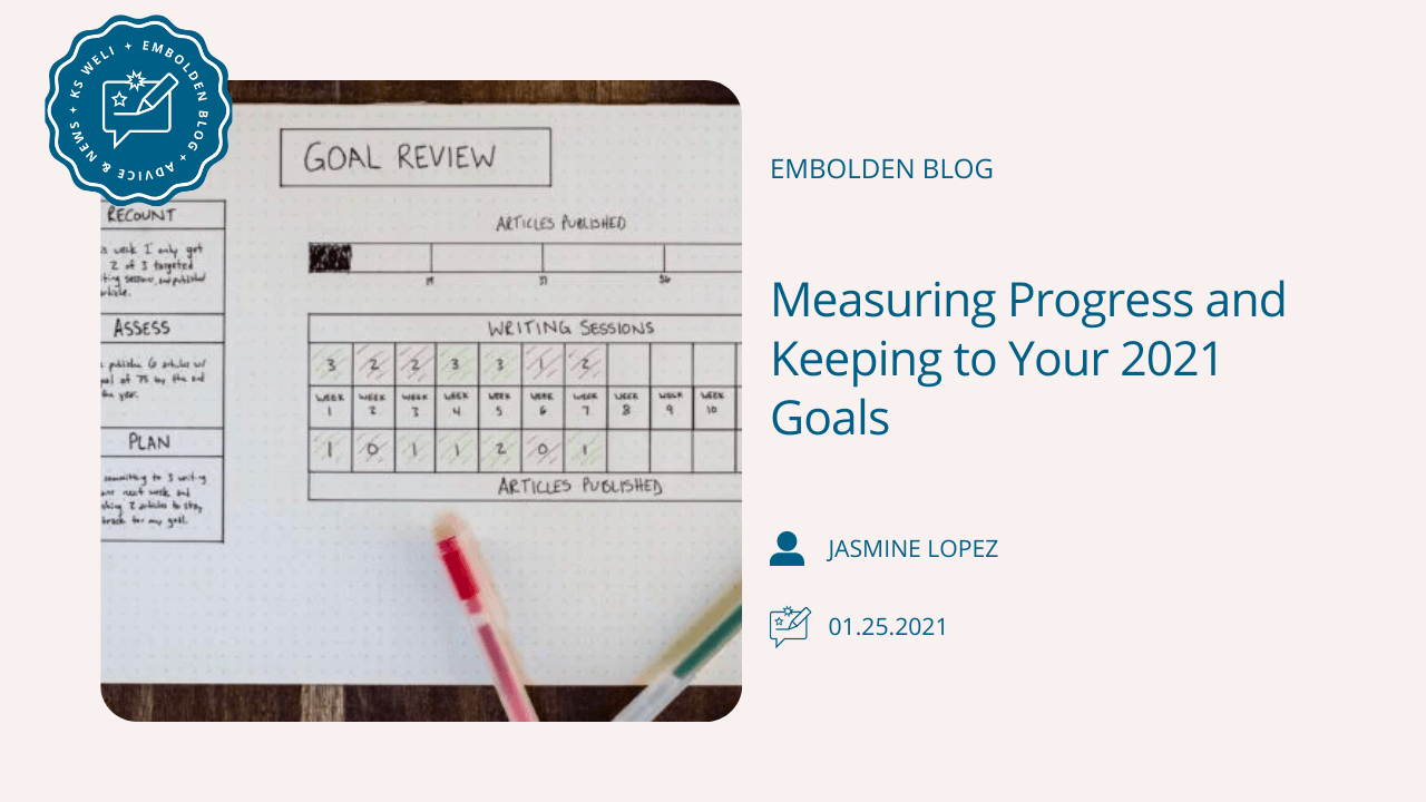 Measuring Progress and Keeping to Your 2021 Goals
