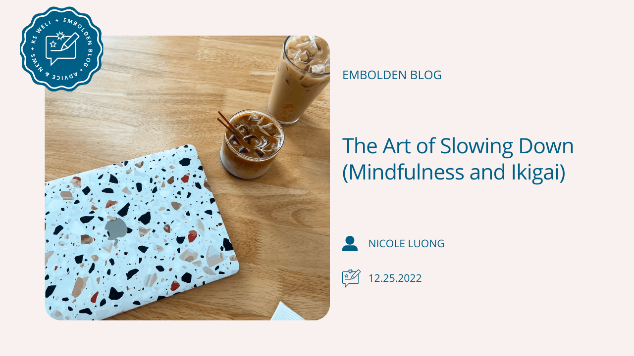 The Art of Slowing Down (Mindfulness and Ikigai)