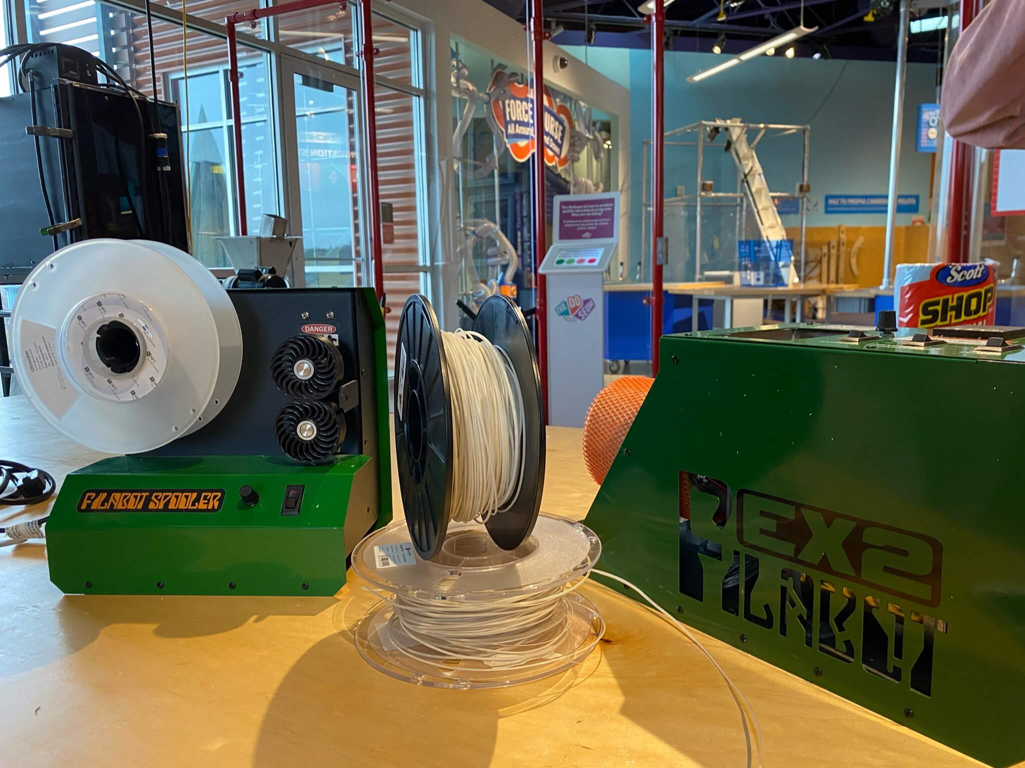 Spool of filament