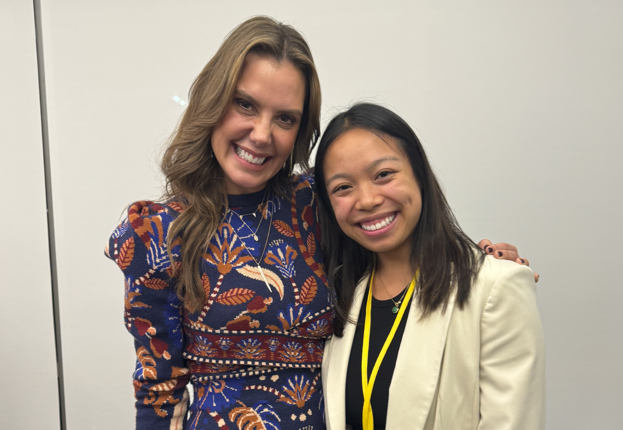 Farm-to-Truck founder Christeen Nguyen with Kendra Scott.