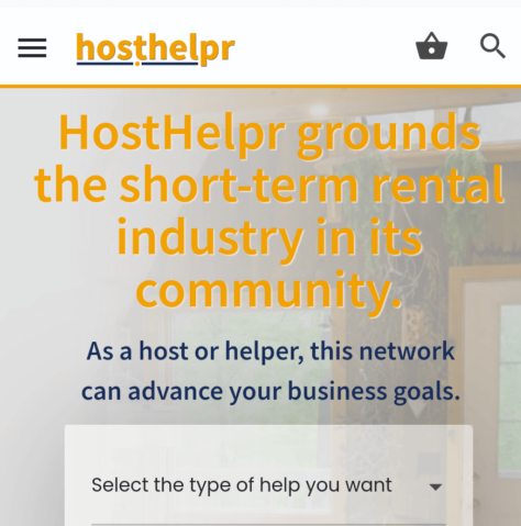HostHelpr mobile app